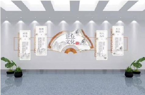 石台企业文化墙设计的核心要素。