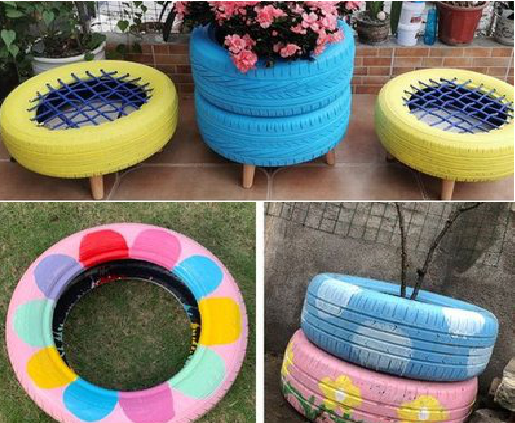 石台墙体彩绘-变废为宝