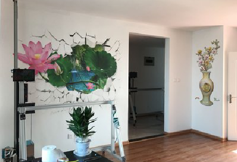 石台墙体彩绘相比墙纸的优势。