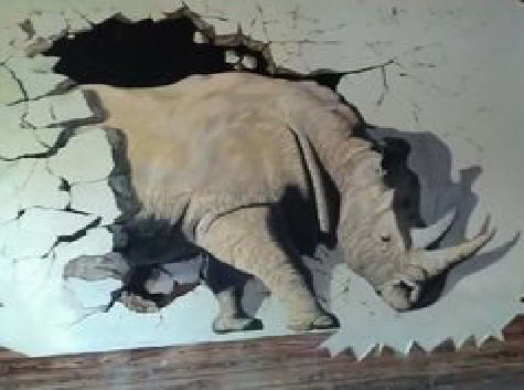 石台在墙绘中，如何绘制3D效果？