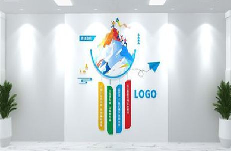 石台公司企业形象墙的工艺材料有哪些？