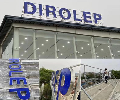 石台楼顶发光字安装的注意事项。